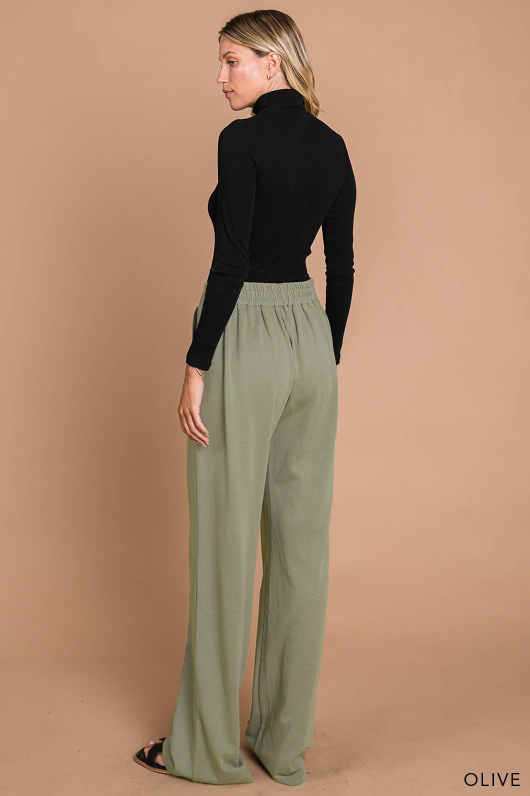 French Terry Washed Women's Pants