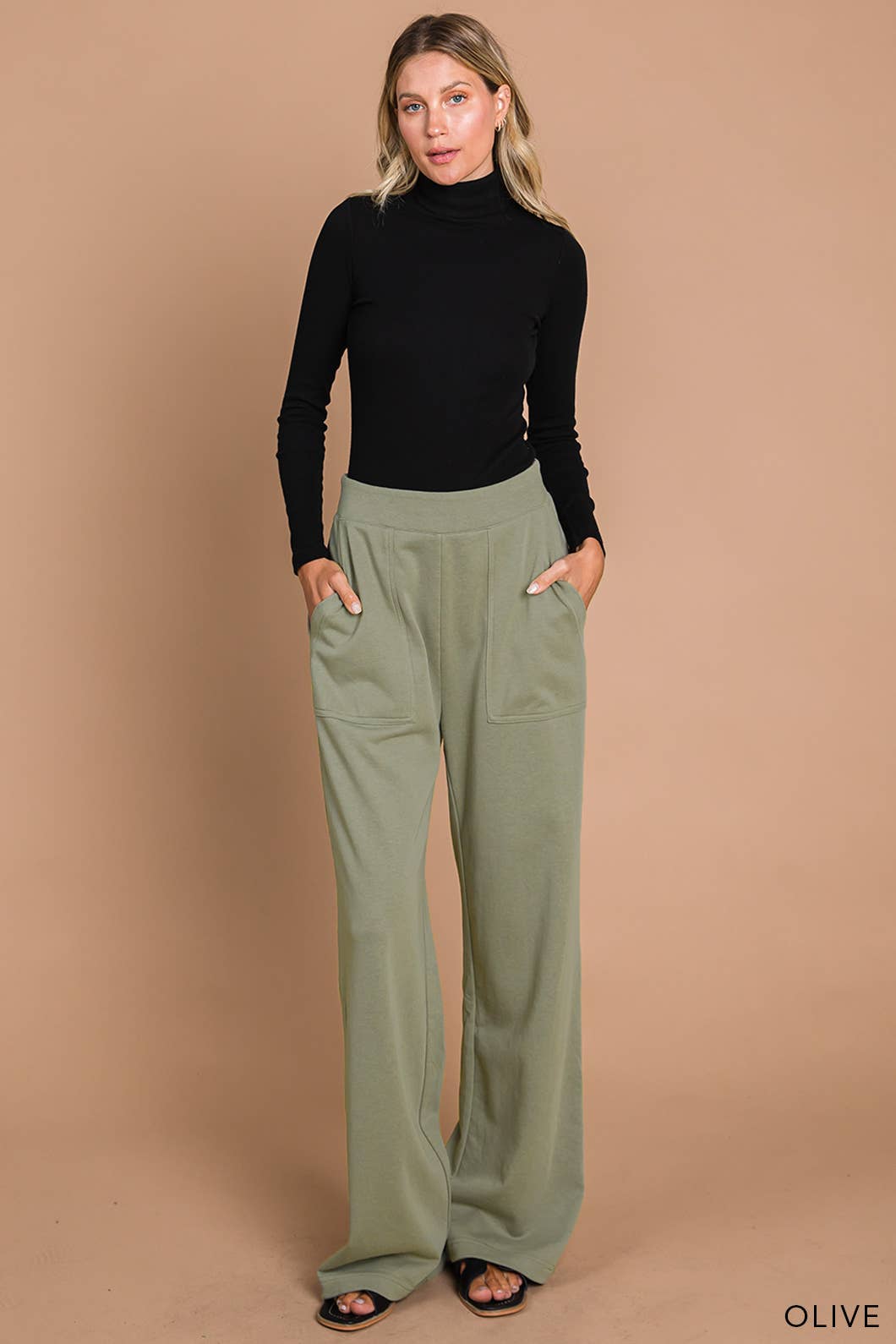 French Terry Washed Women's Pants