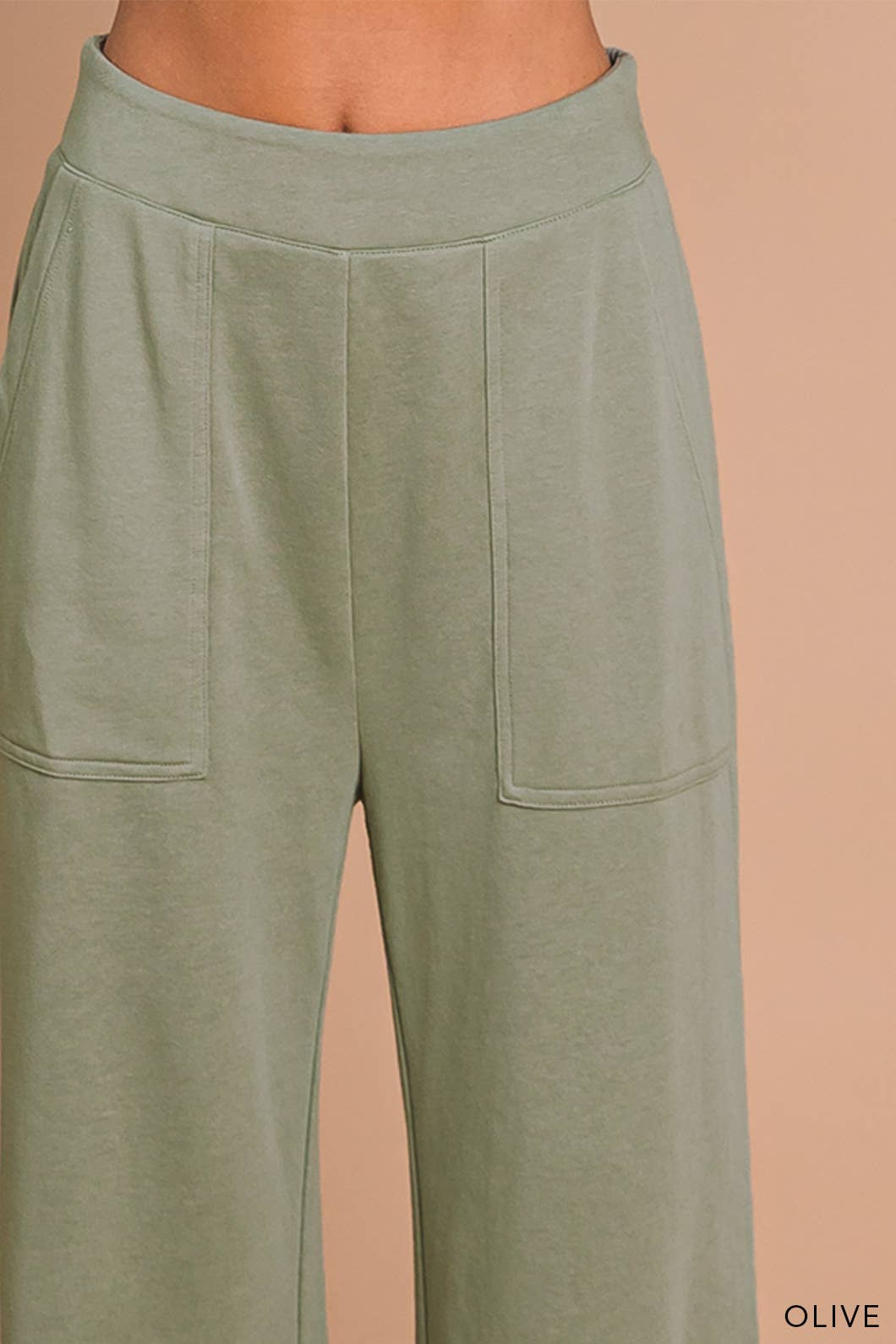 French Terry Washed Women's Pants