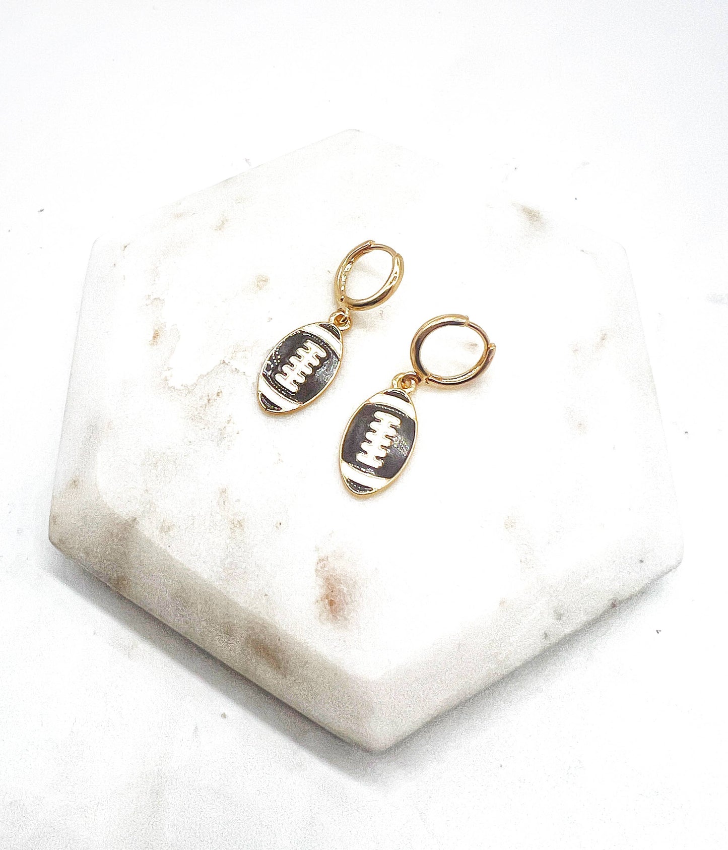 Football Game Day Huggie Hoops