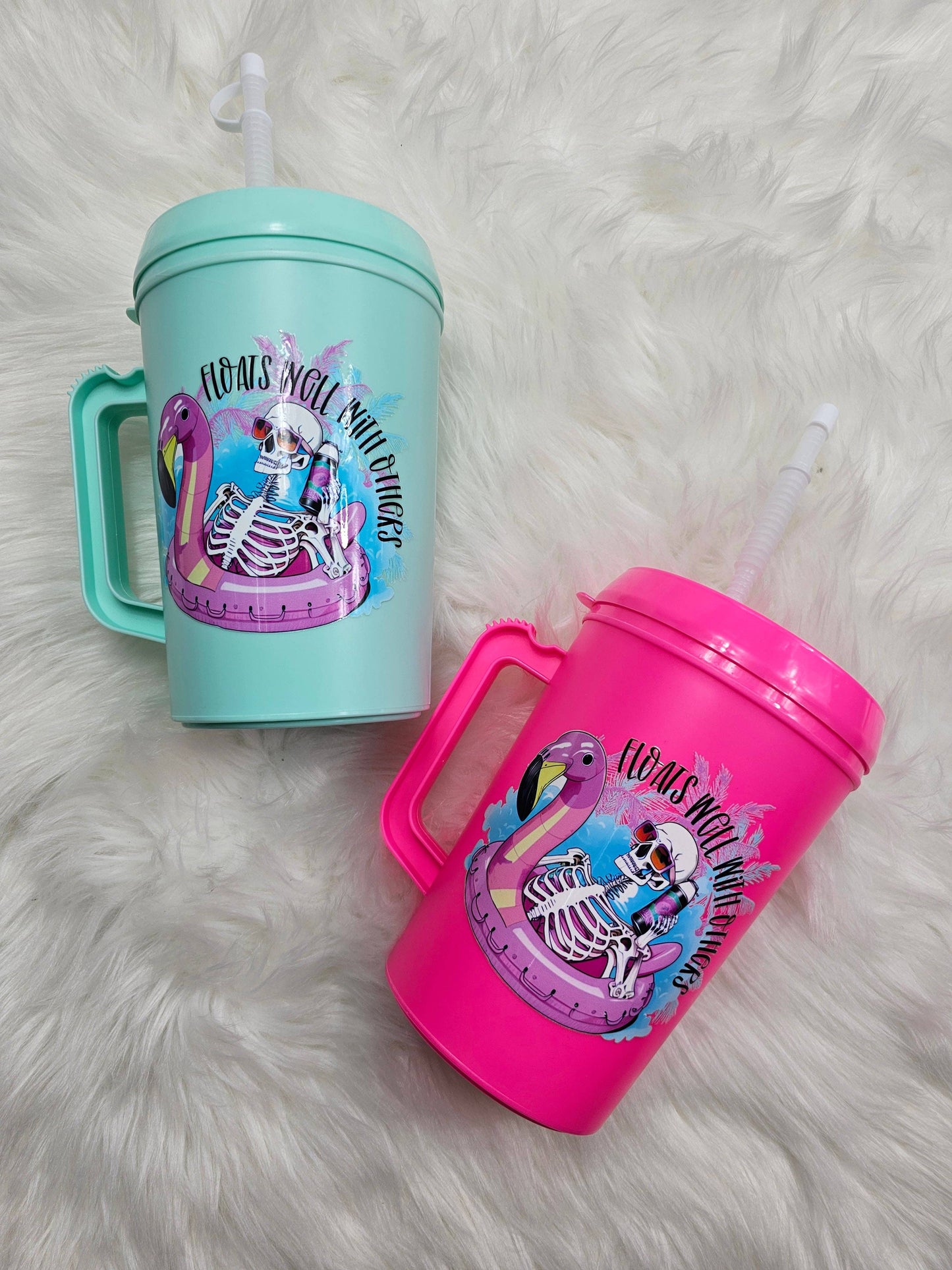 'Floats Well With Others' Mega Trucker Mug 34oz