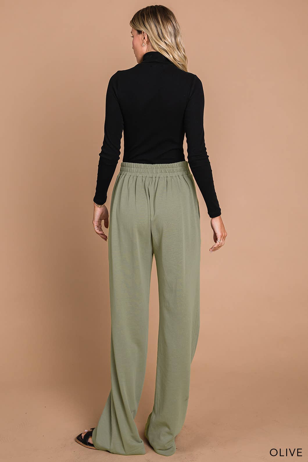 French Terry Washed Women's Pants