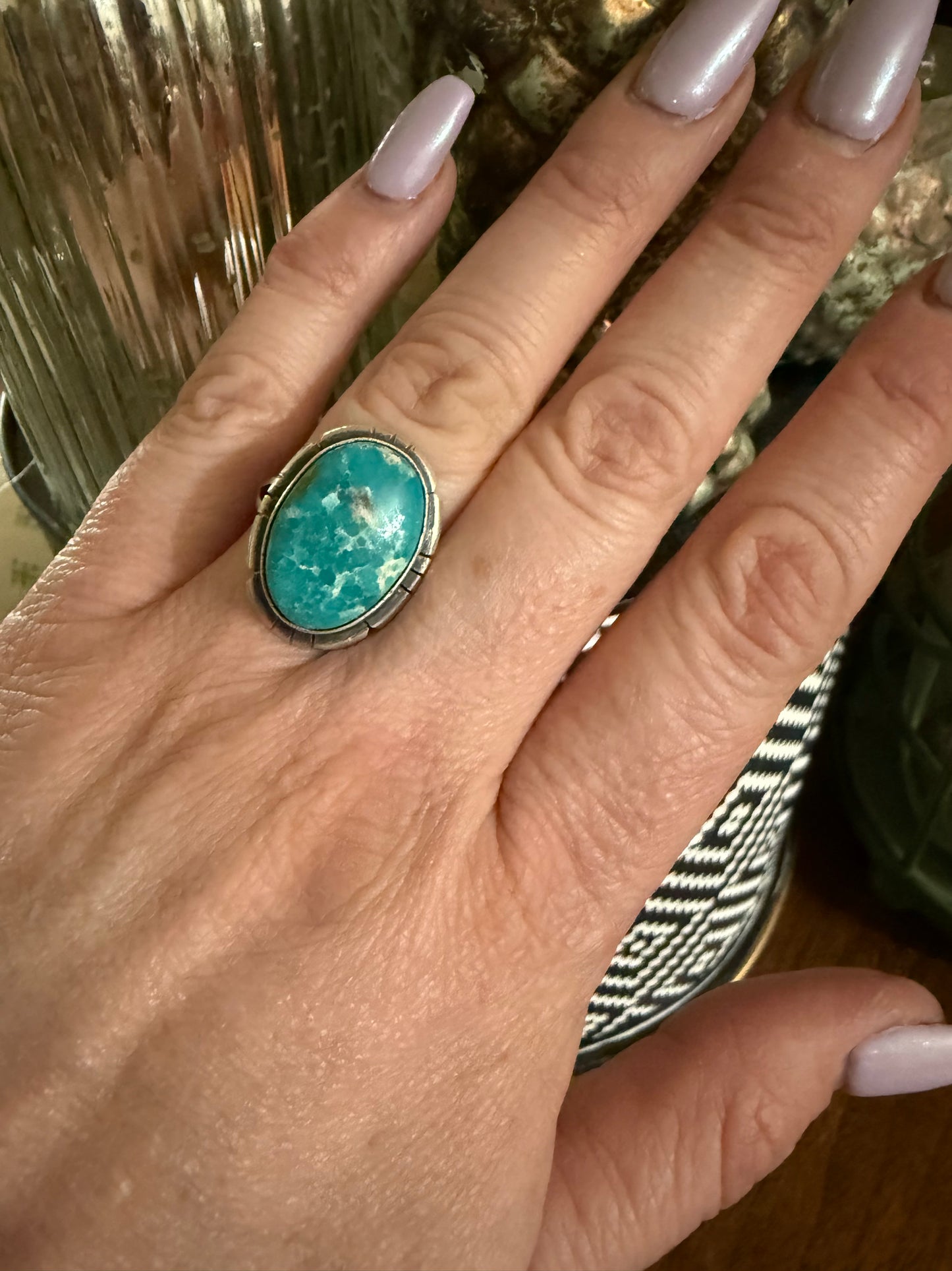 White Water Native American Handmade Ring