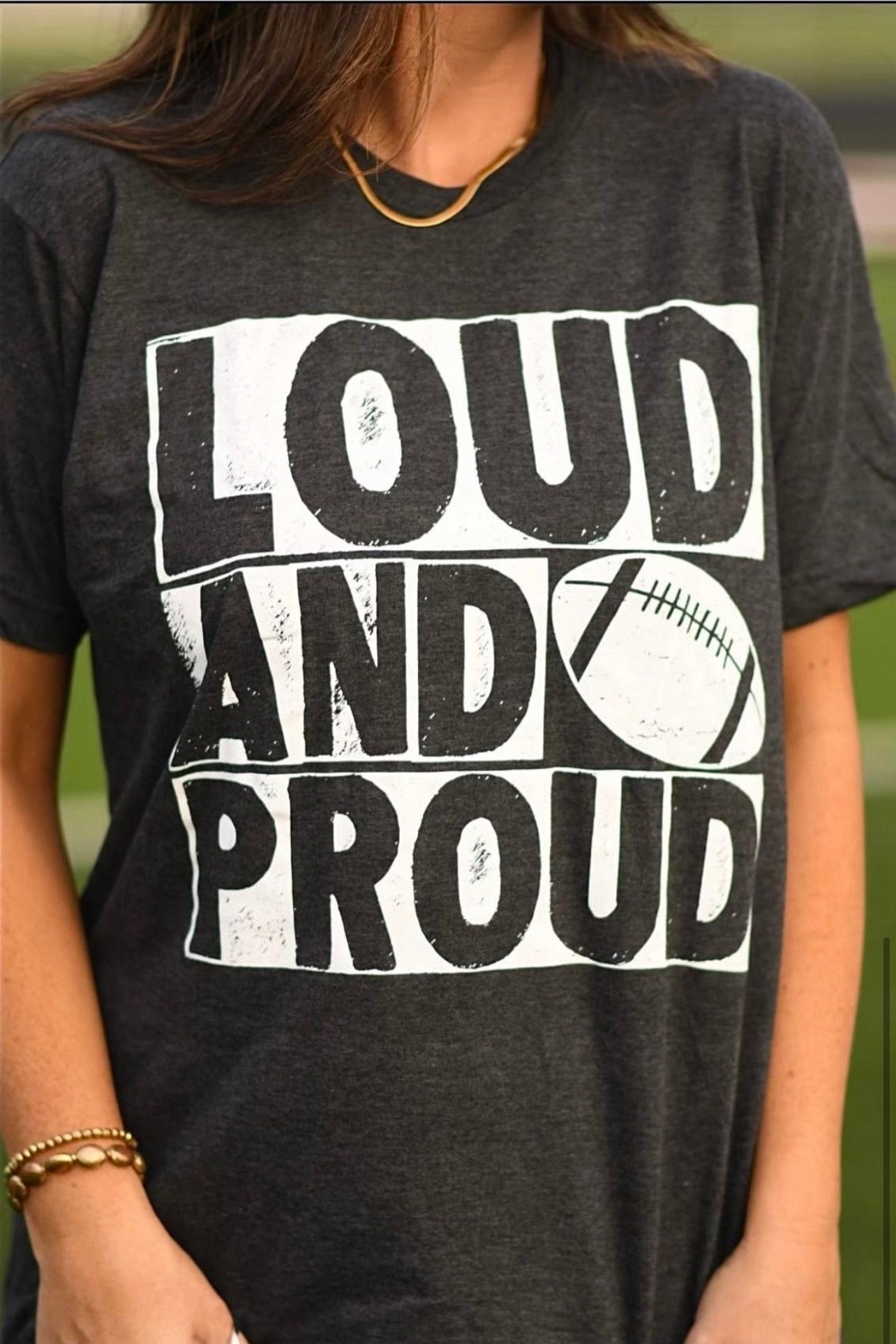 Loud and Proud Gameday Fan Cheer Tee