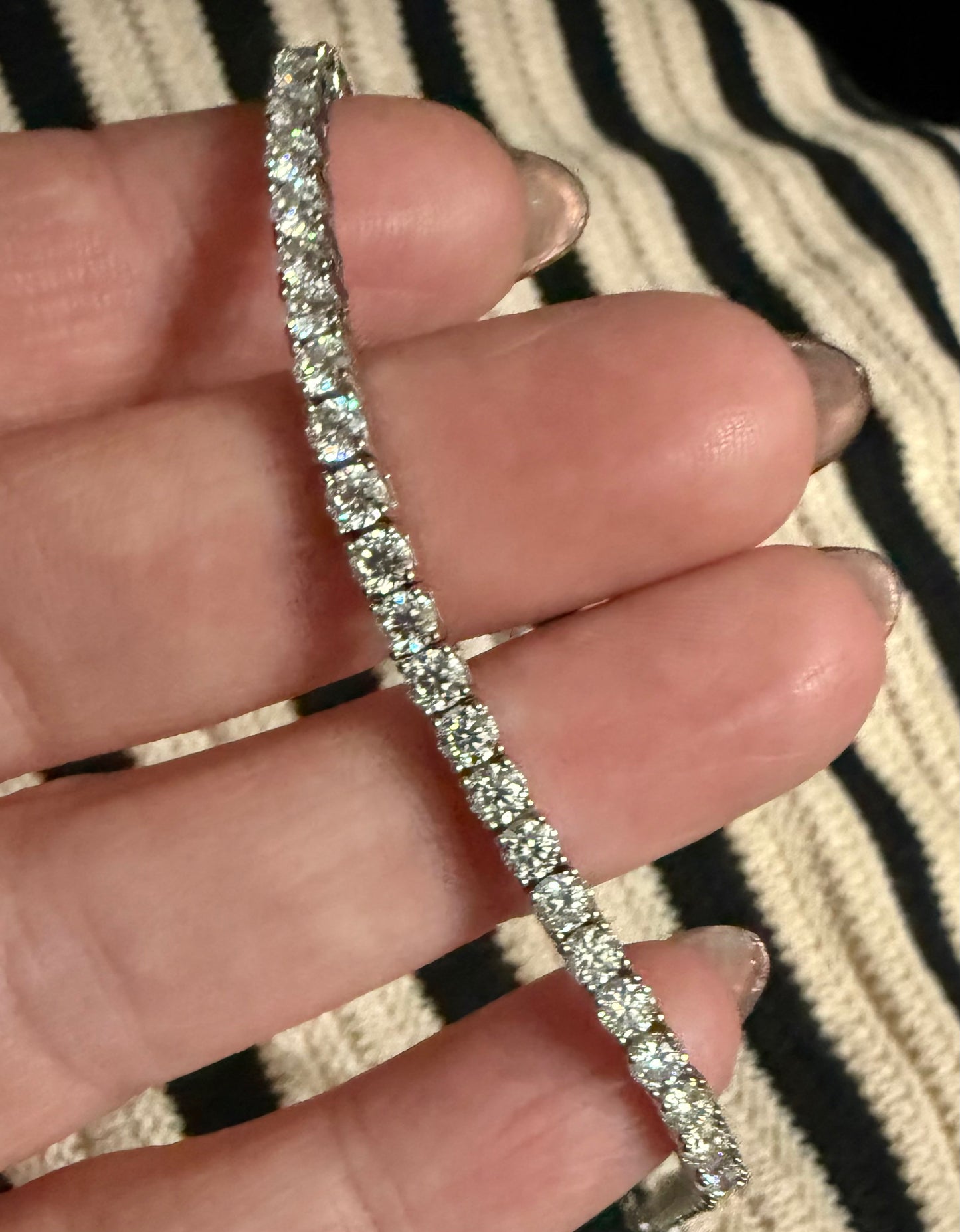 Moissanite Tennis Bracelet