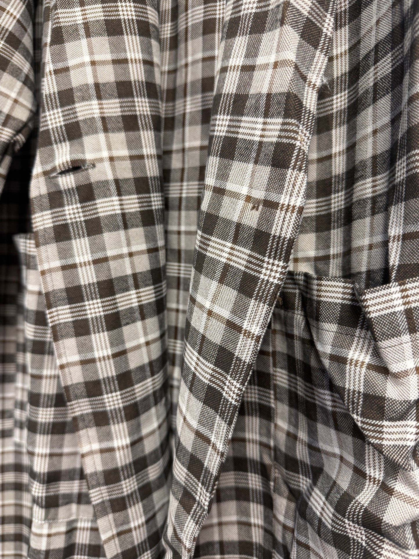 Long Fall Plaid Coat