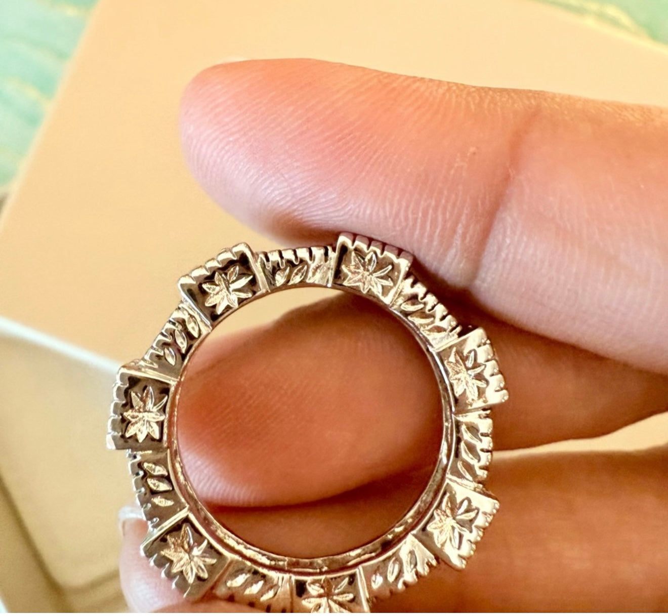 FR Sterling Sapphire Ring