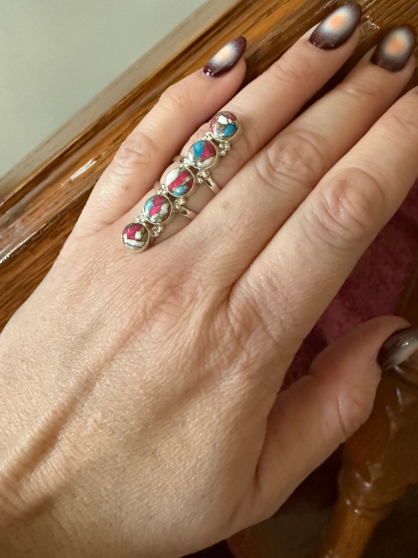 Cotton Candy Crawler Ring