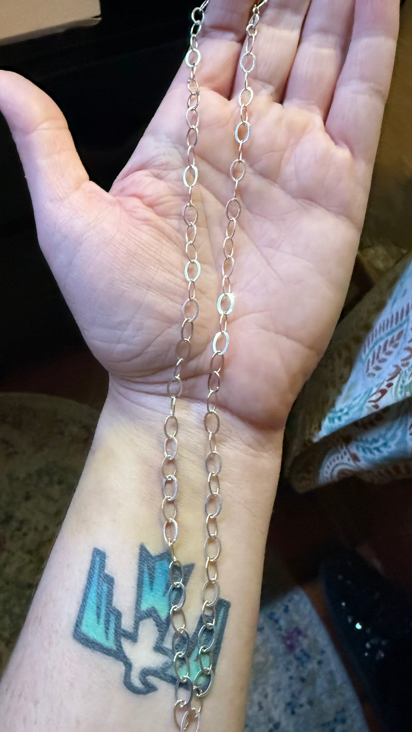 Oval Link Sterling Silver Chain
