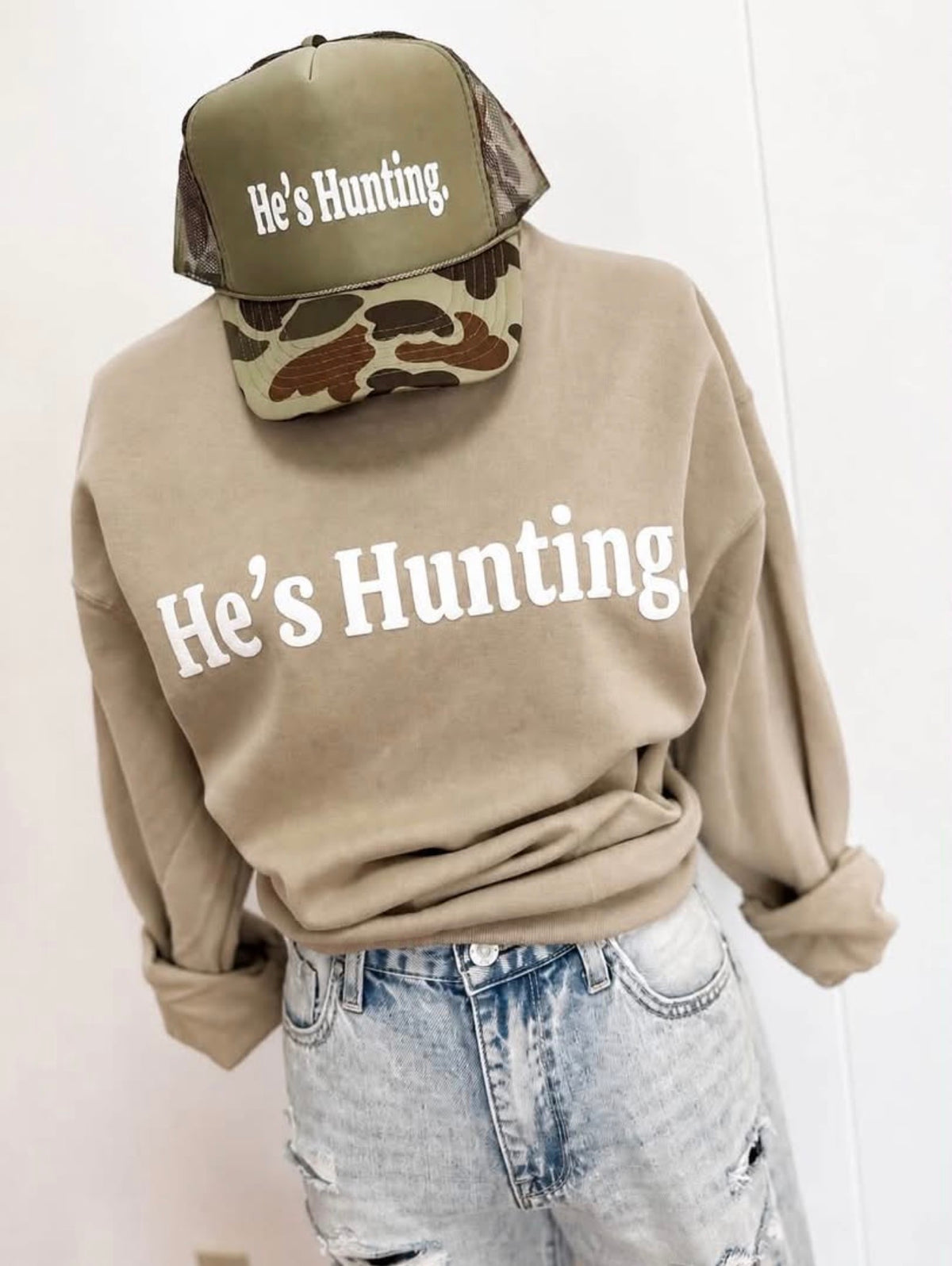 He's Hunting Trucker Hat