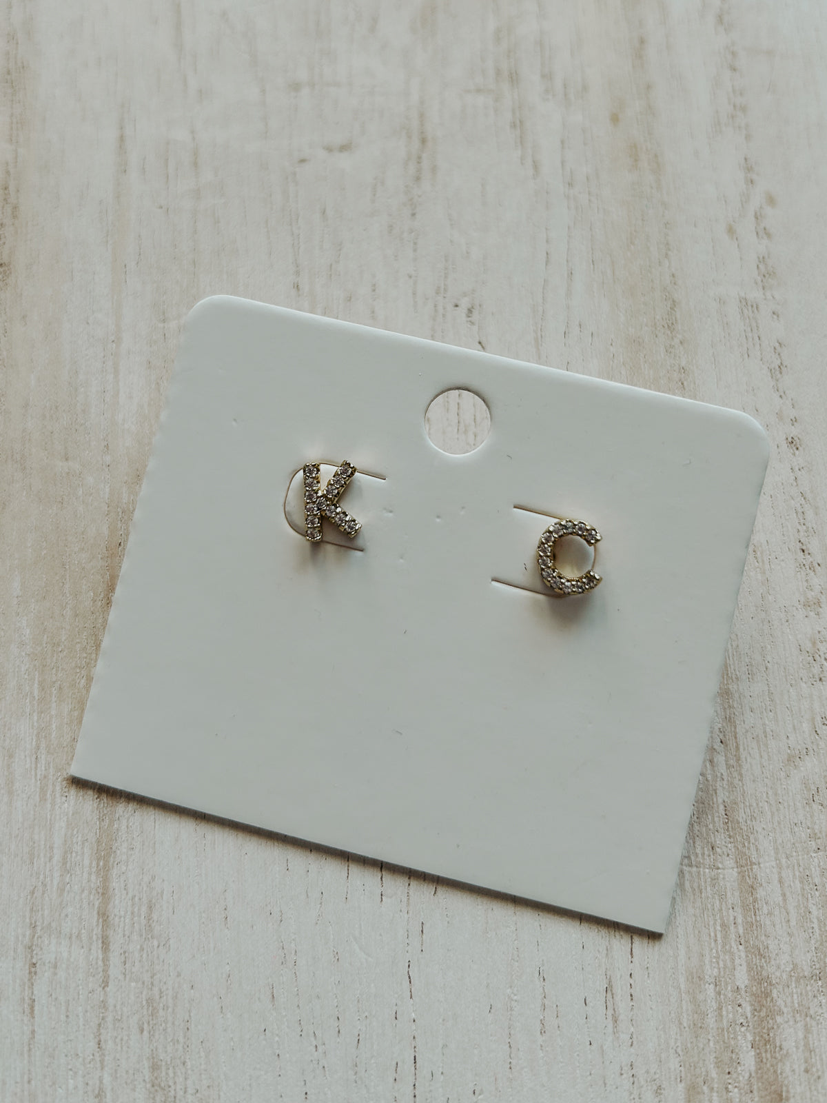 K.C. Rhinestone Stud Earrings – Sparkly Team Spirit Accessories | QB Customs