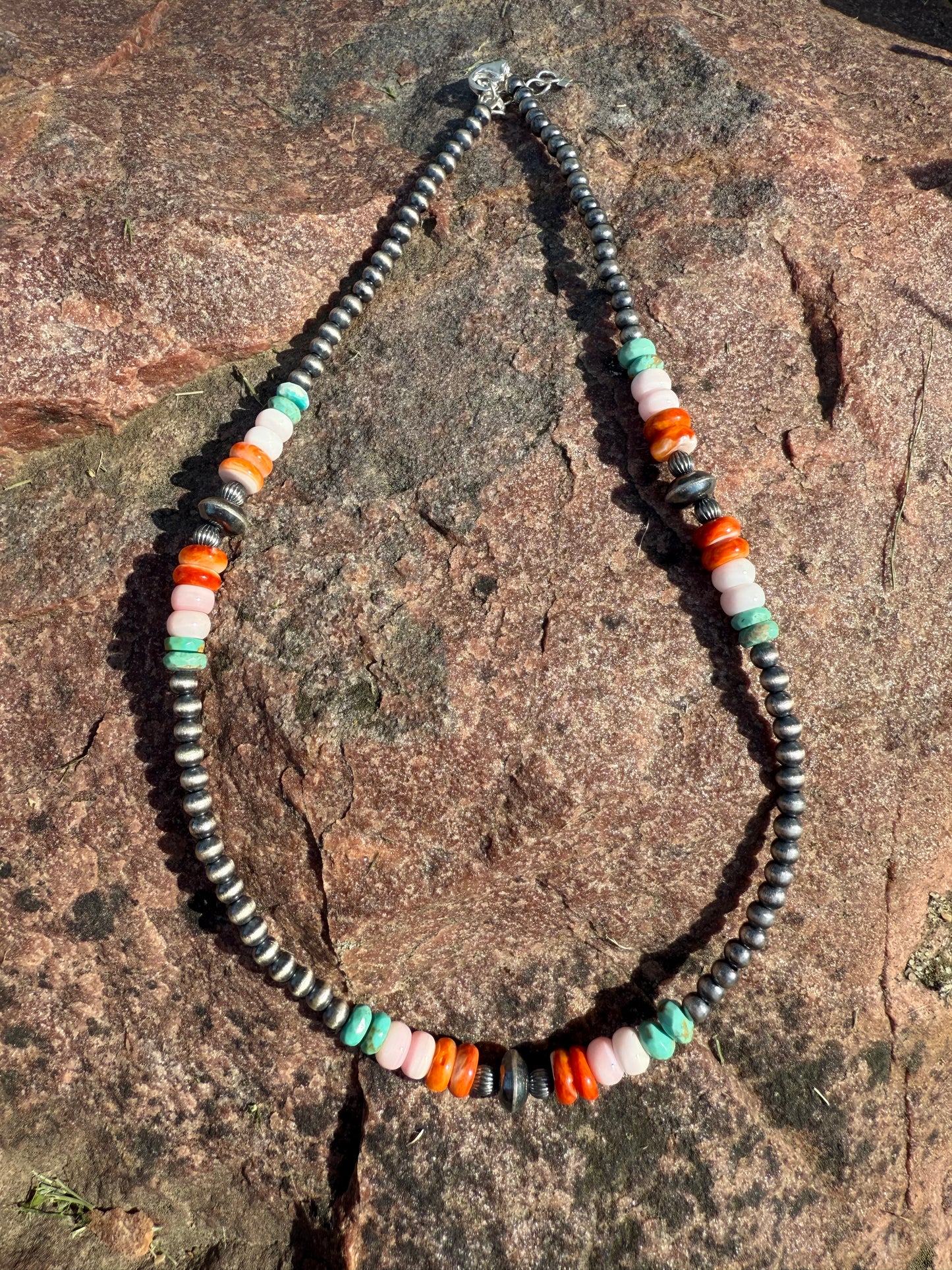 Pearl Spiny Conch Turquoise Necklace - Summer Best