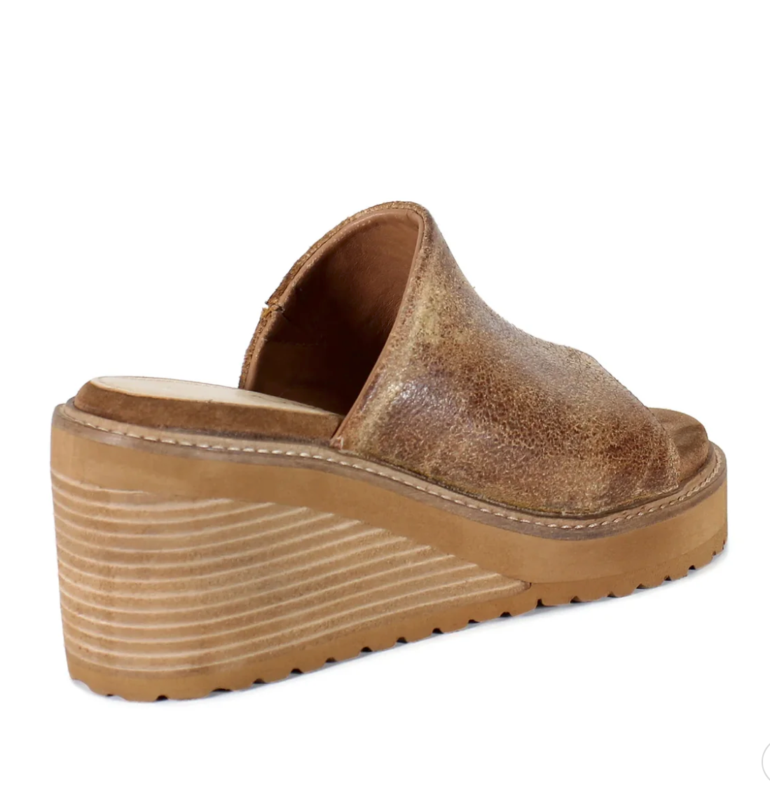 Diba True Cloud Fall Women’s Leather Wedge Sandal – 3.25" Stacked Heel