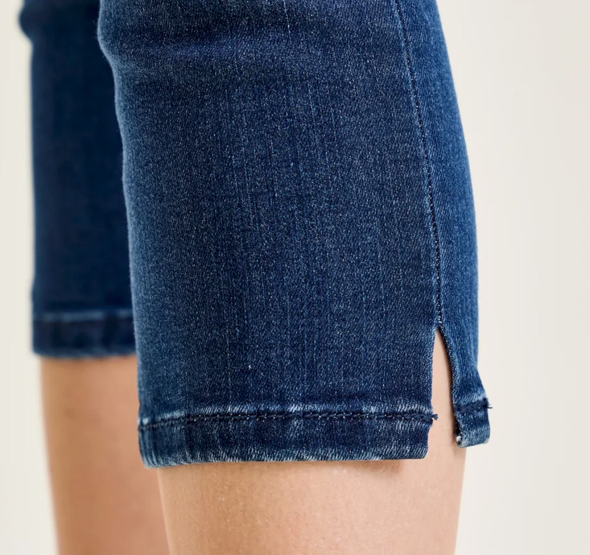 Judy Blue Sleek Chic Capri Side Slit | Queen Bee Boutique