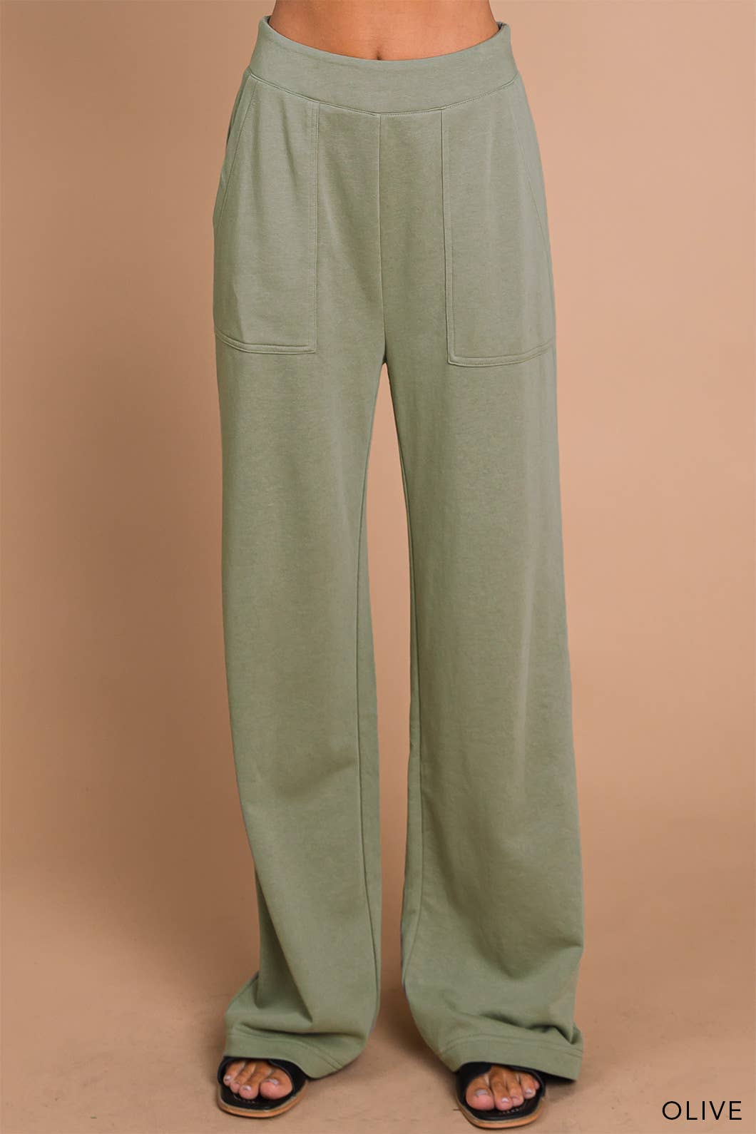 French Terry Washed Women's Pants