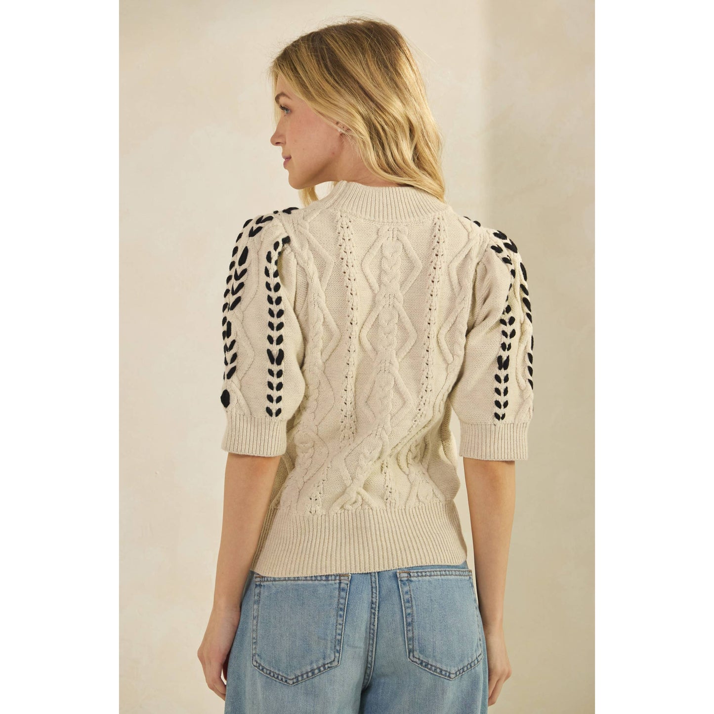 HARPER THREADED KNIT SWEATER