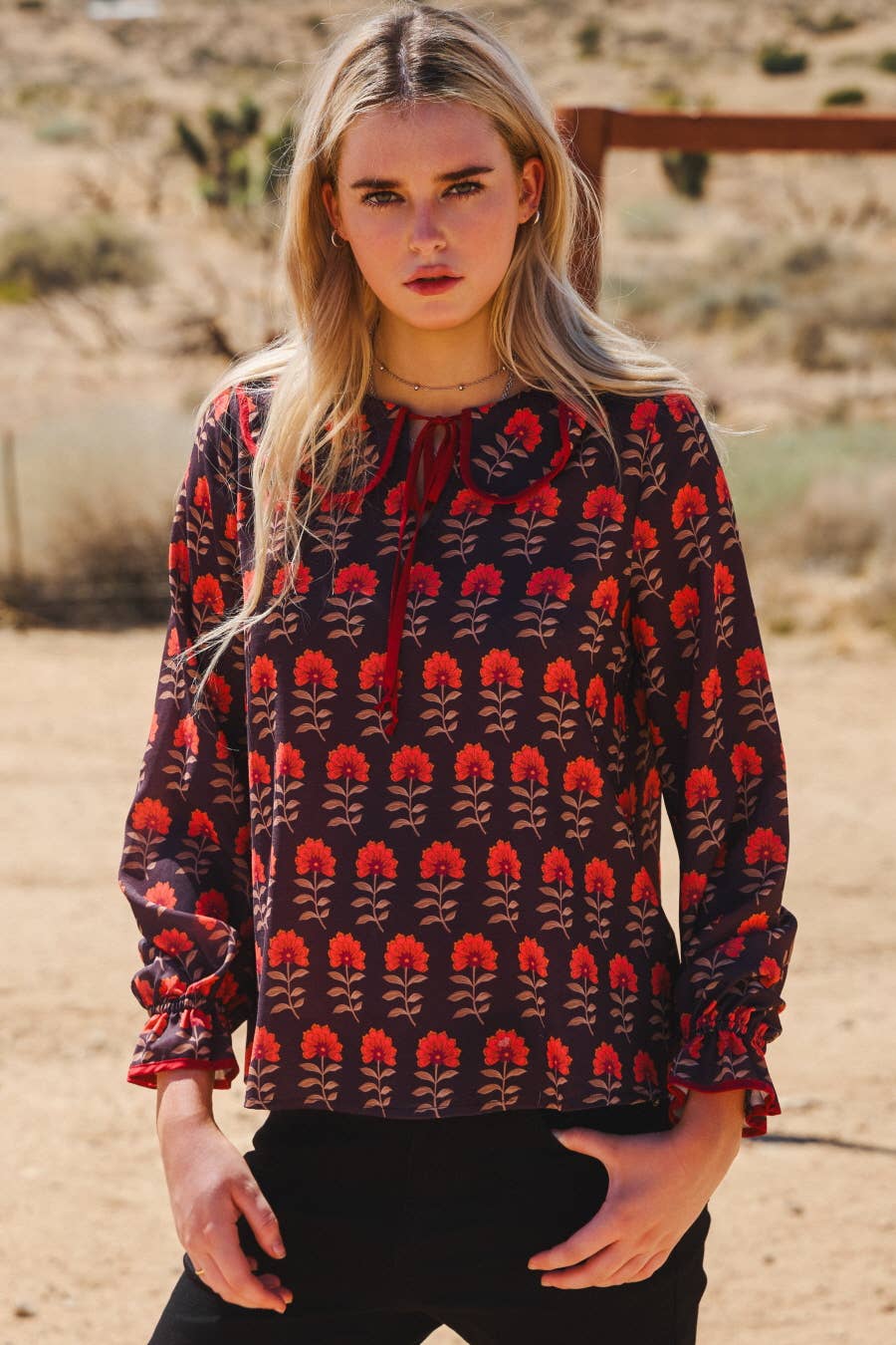 Floral Jacquard Sweater Fall Holiday | Queen Bee Boutique