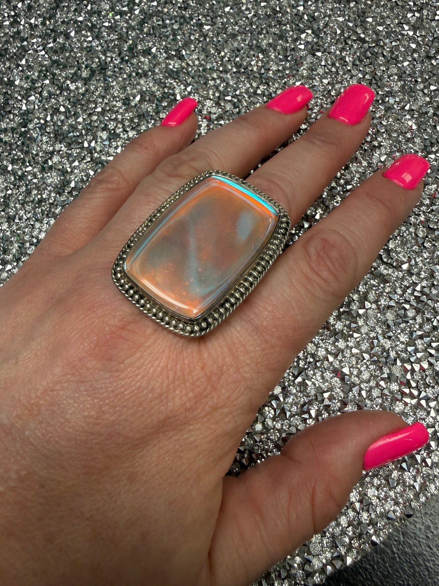 Show Stopper Square Mirror Ring | Queen Bee Boutique