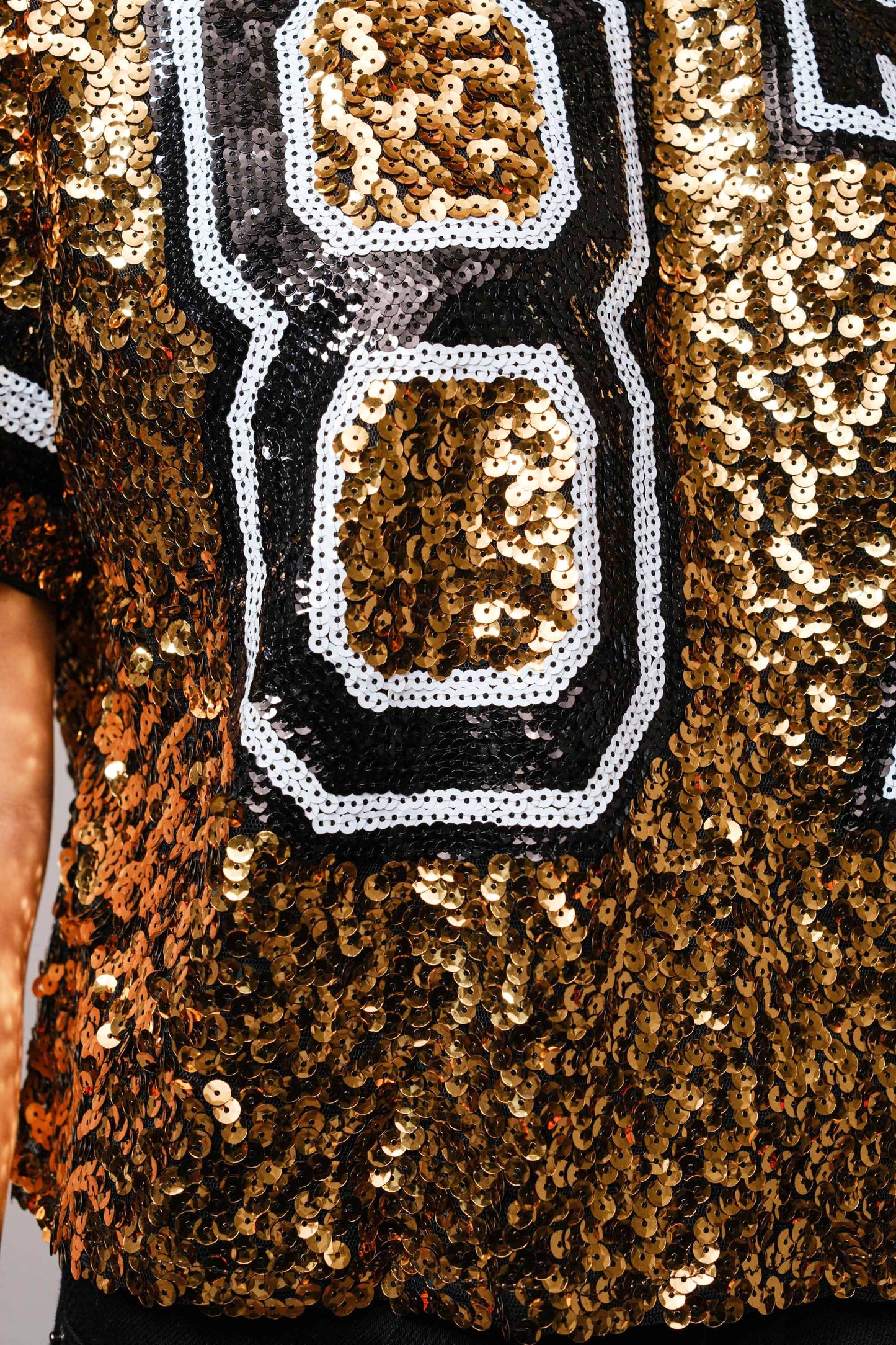 Tribute To TK Sequin Game Day Top