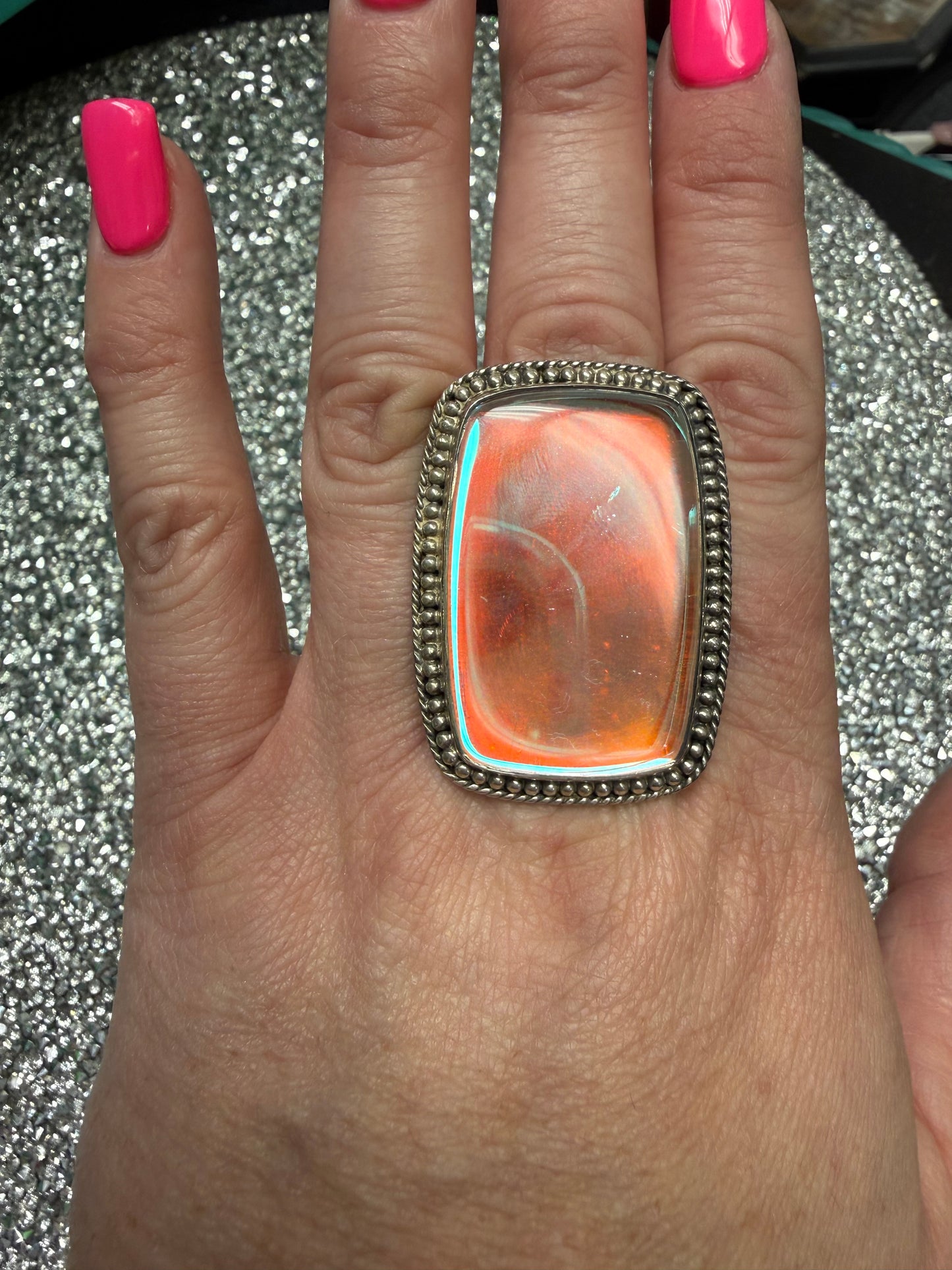 Show Stopper Square Mirror Ring | Queen Bee Boutique