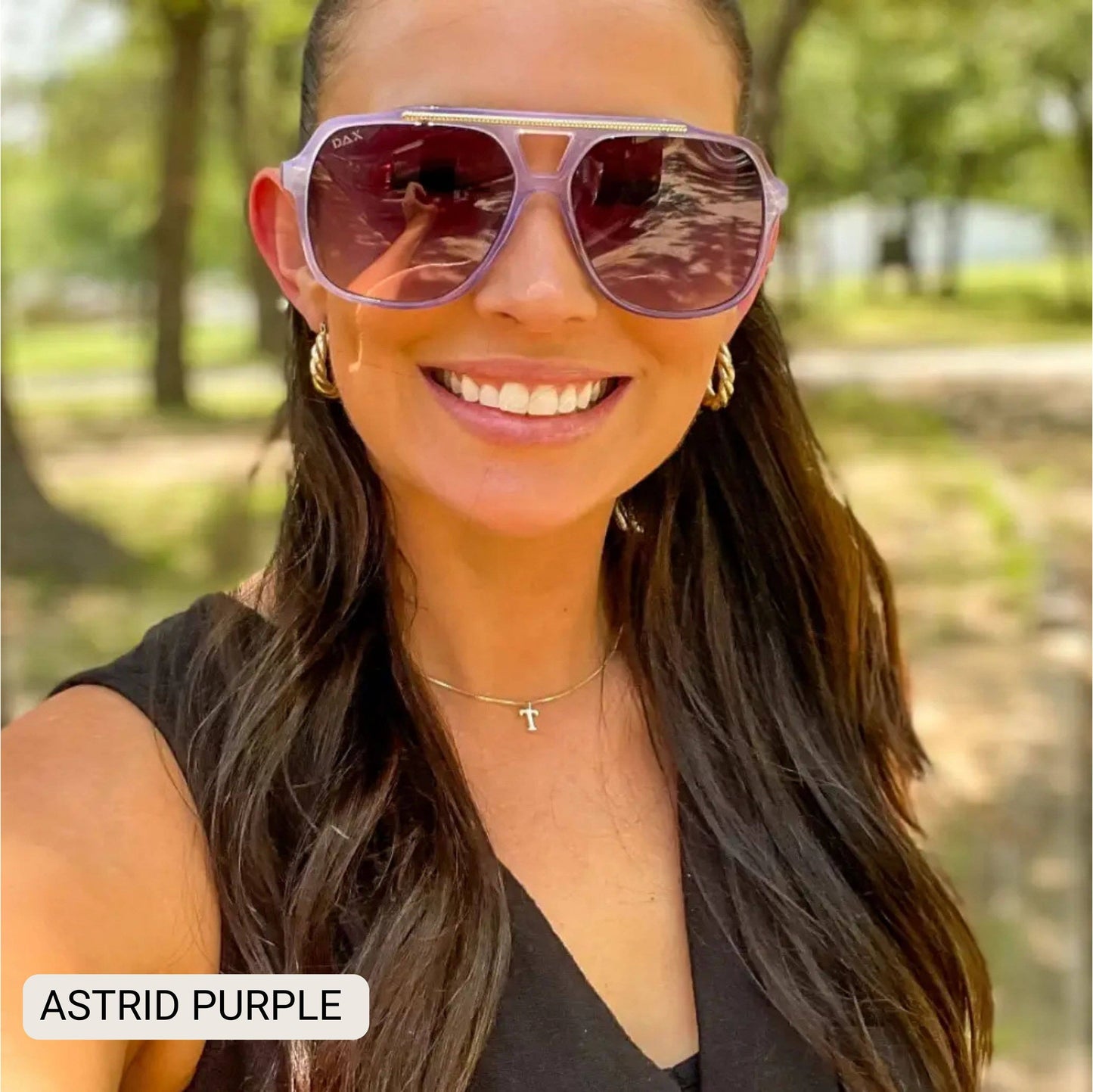 Astrid - Women's Oversized Aviator Sunglasses