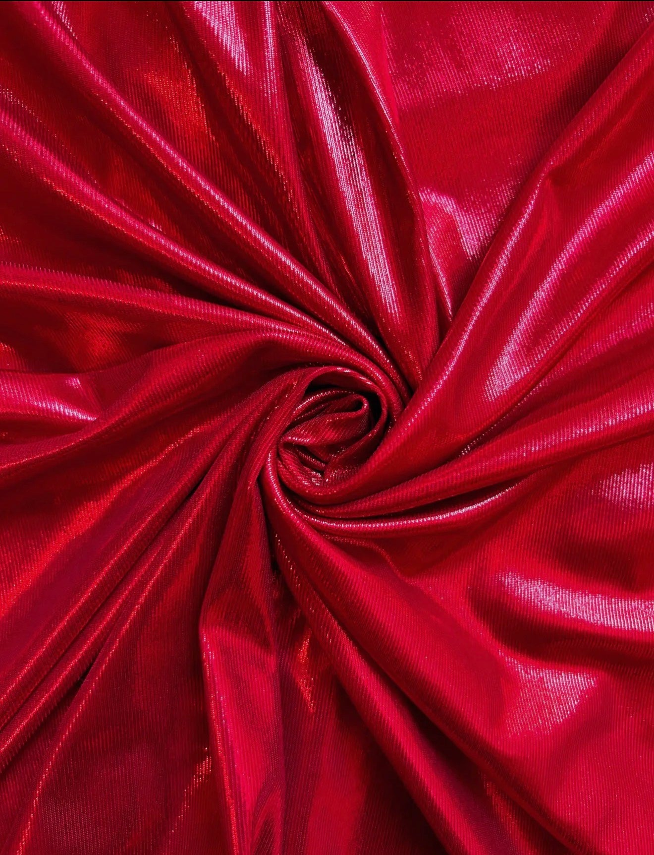 Fire Engine Red Shine Top