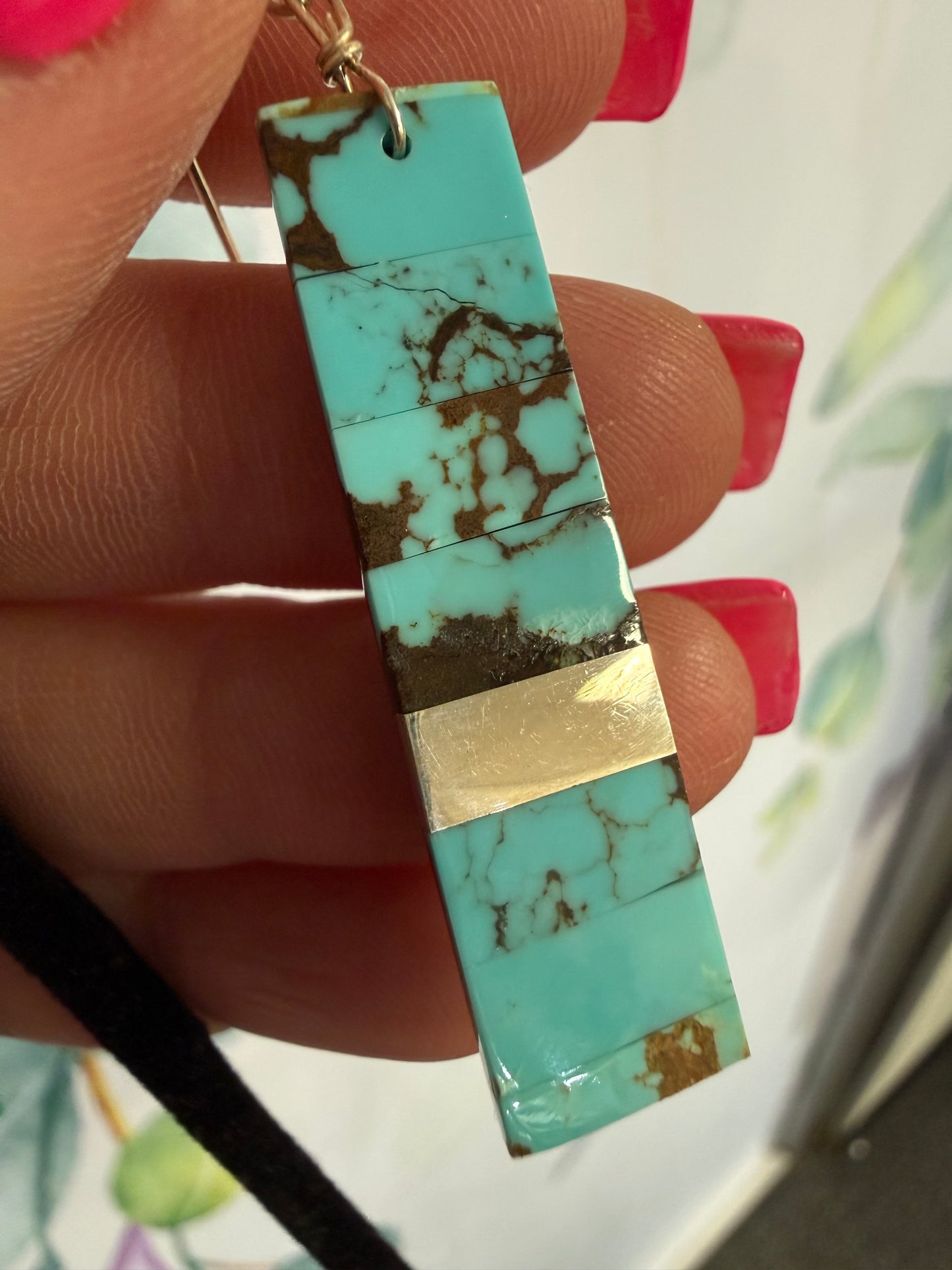Navajo Handmade Sterling Silver Bar Drop Earrings | Lightweight & Backed