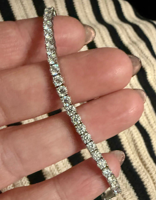 Moissanite Tennis Bracelet