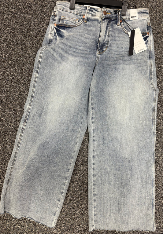 Judy Blue Light Wash Tummy Control Capri Jean