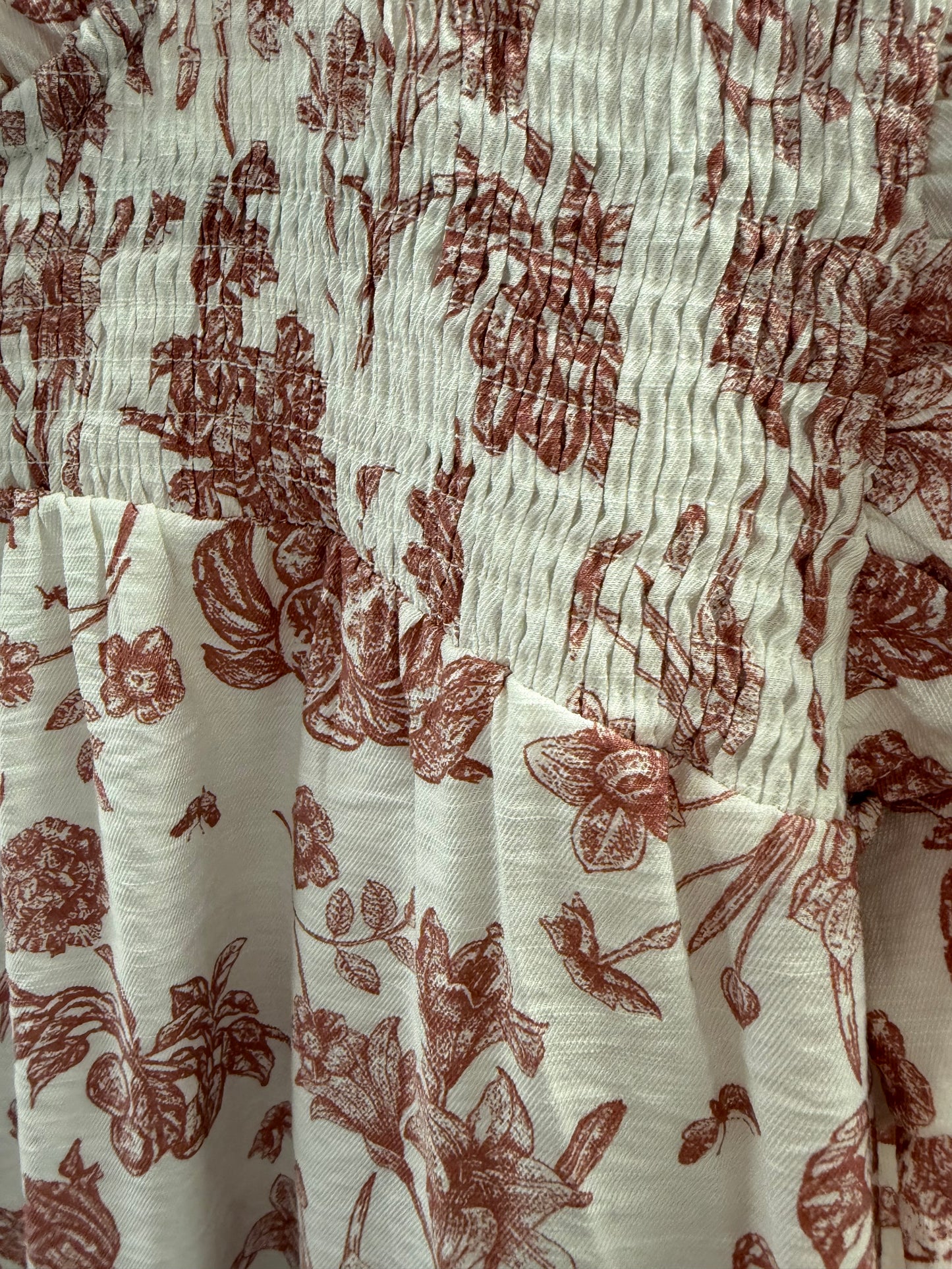 Floral Toille Top Plus Size