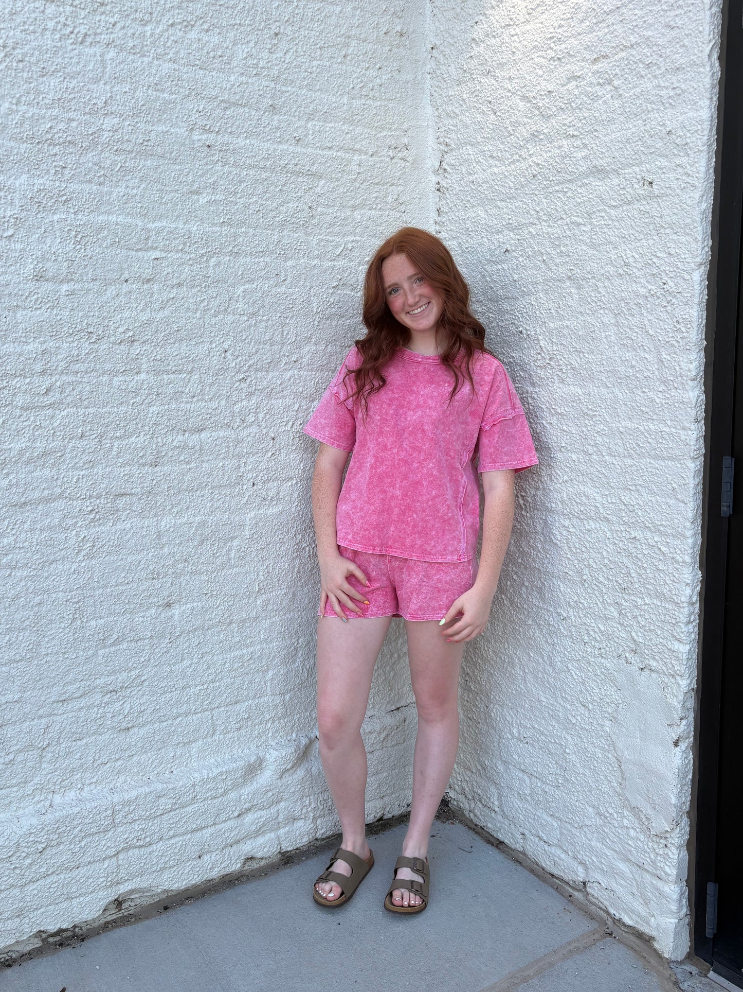 Halo Snow Hot Pink 2 Piece Set | Queen Bee Boutique