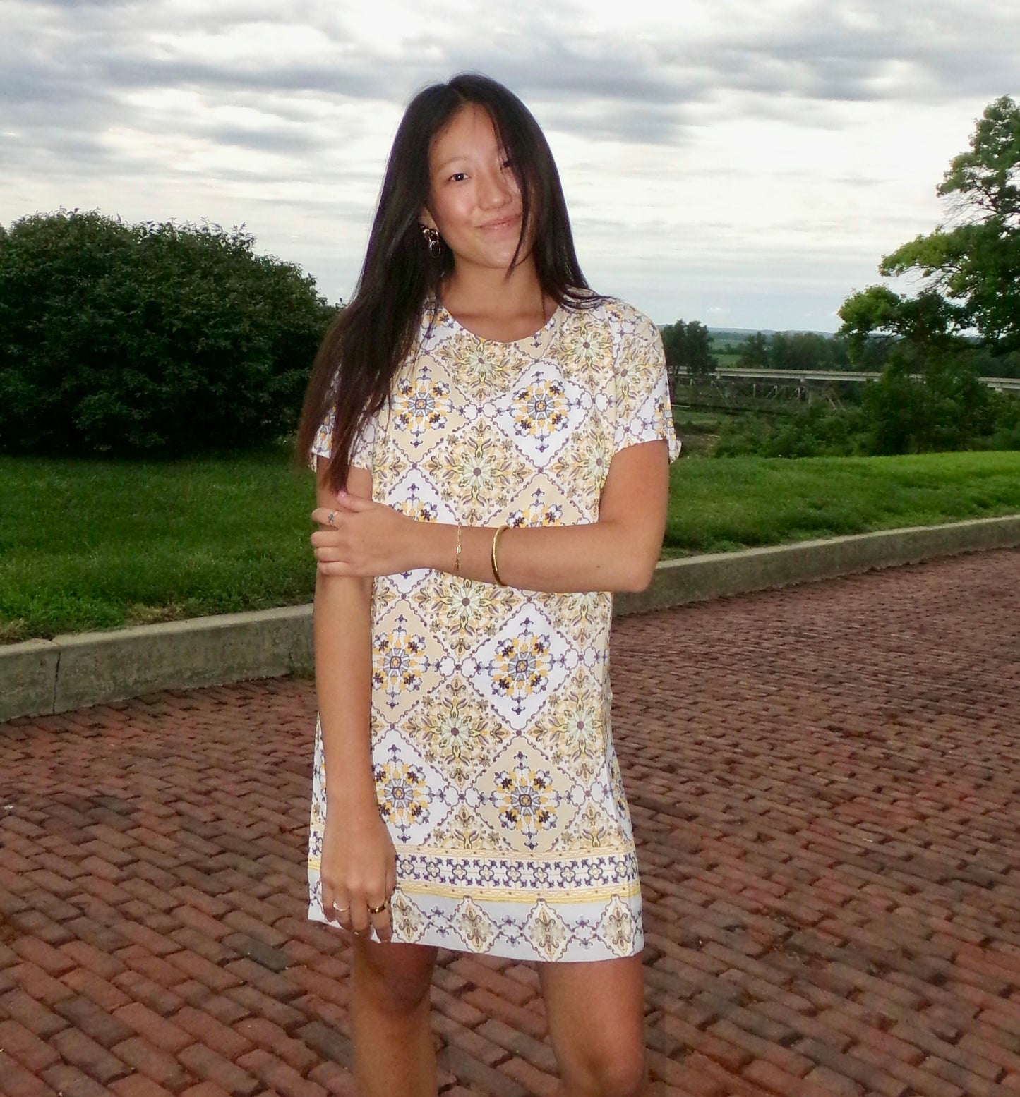 Yellow BoHo Shirt Style Chic Dress | Queen Bee Boutique