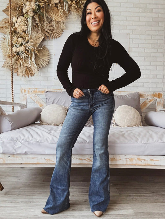 Judy Blue Vintage Wash Flares