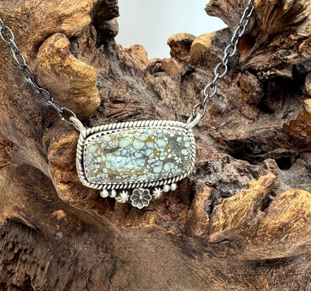 Star Fox Varicite Sterling Necklace