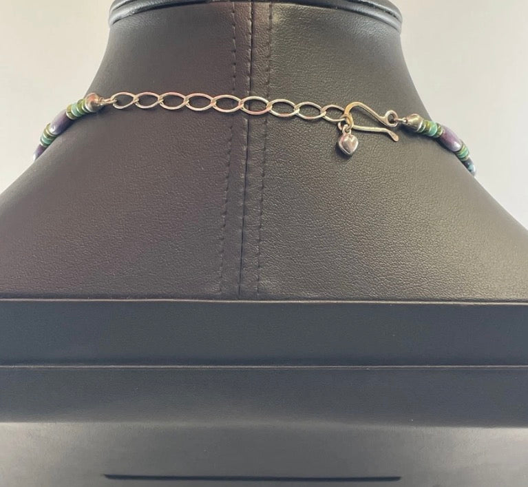 Purple Mojave Gaspeite Necklace