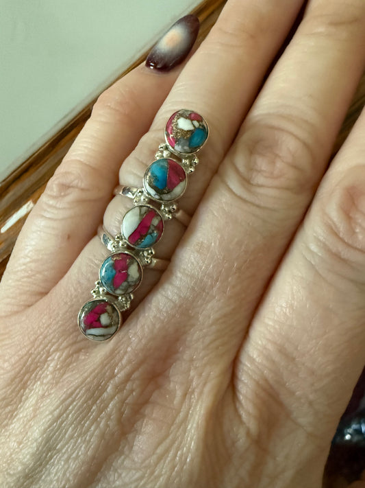 Cotton Candy Crawler Ring