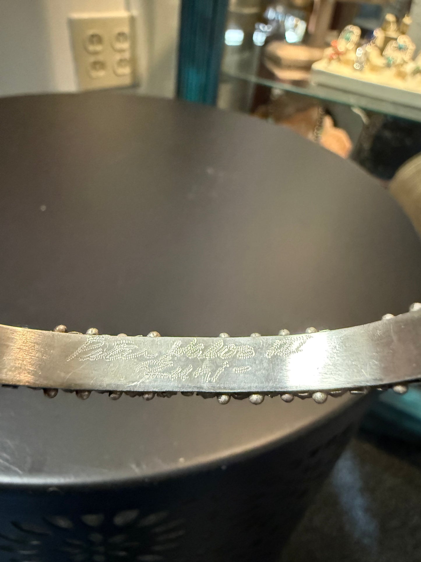 Zuni Double Row Snake Eye Cuff