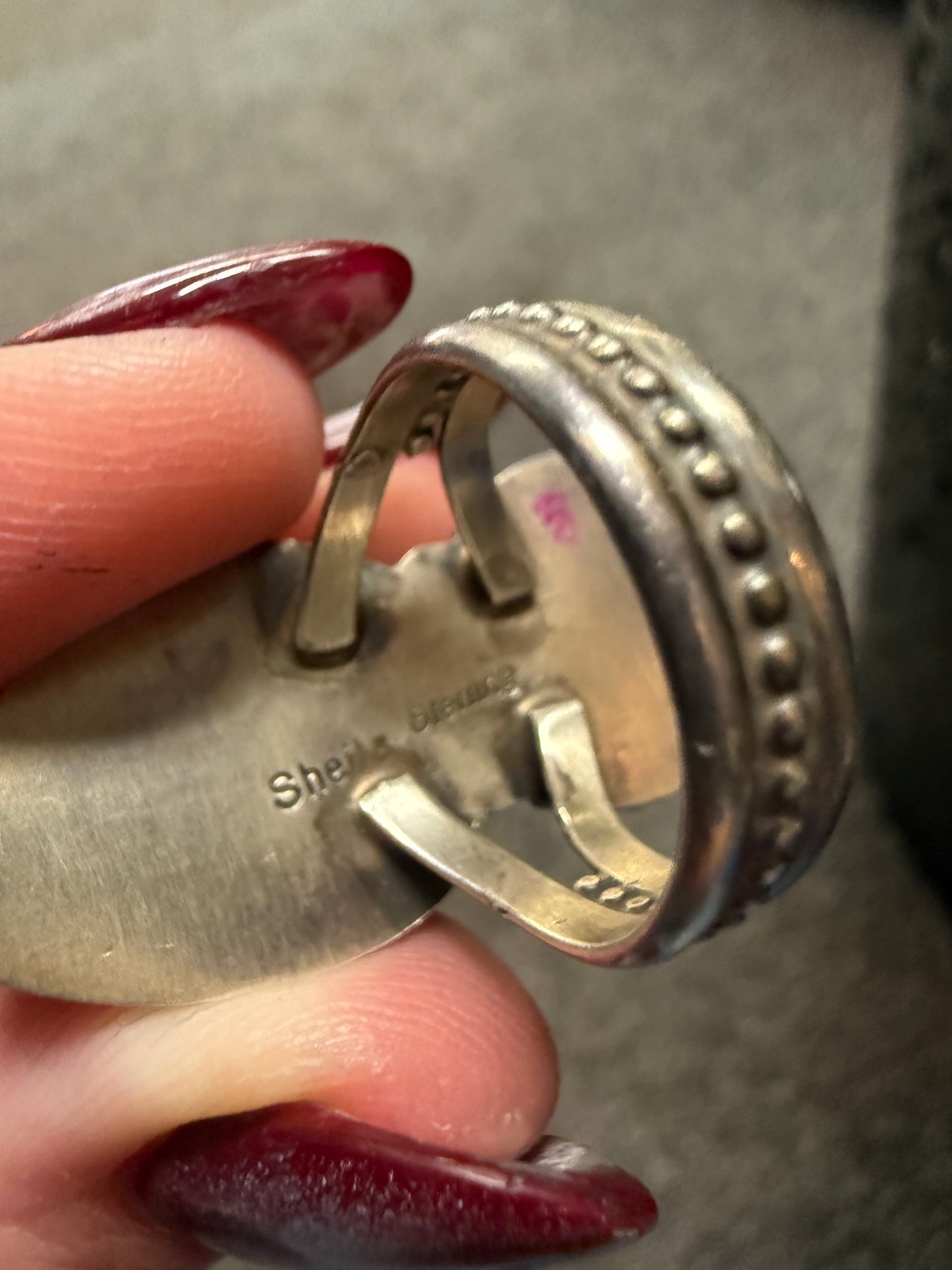 Native 2 Stone Lapis Ring