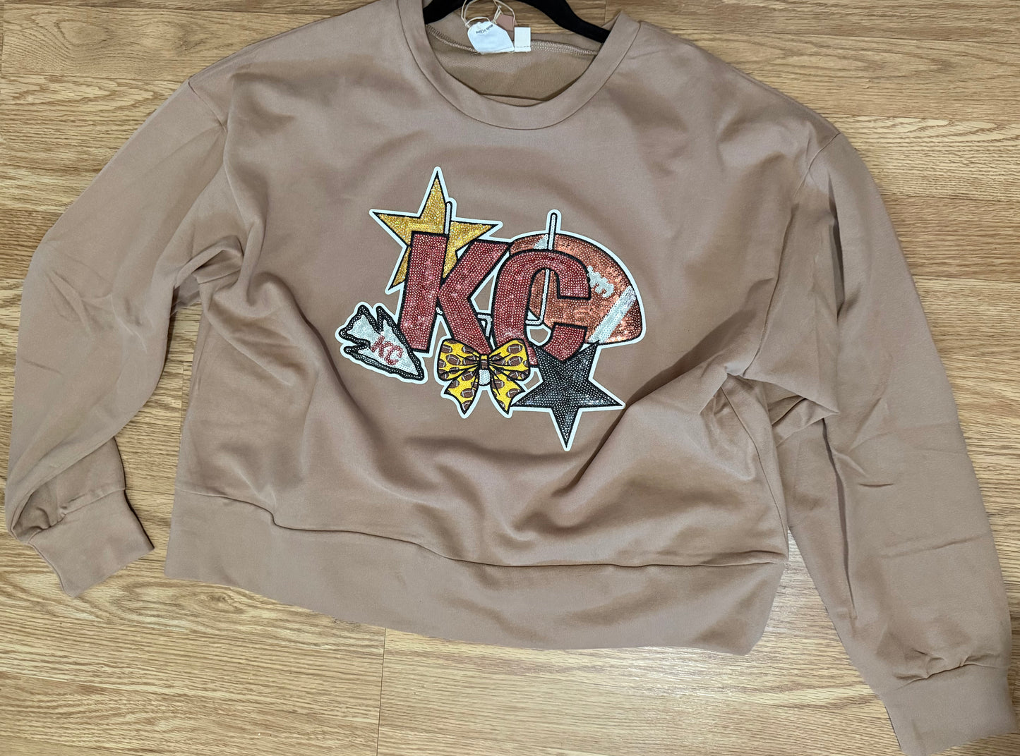 Neutral KC Fun Party Patch Tops