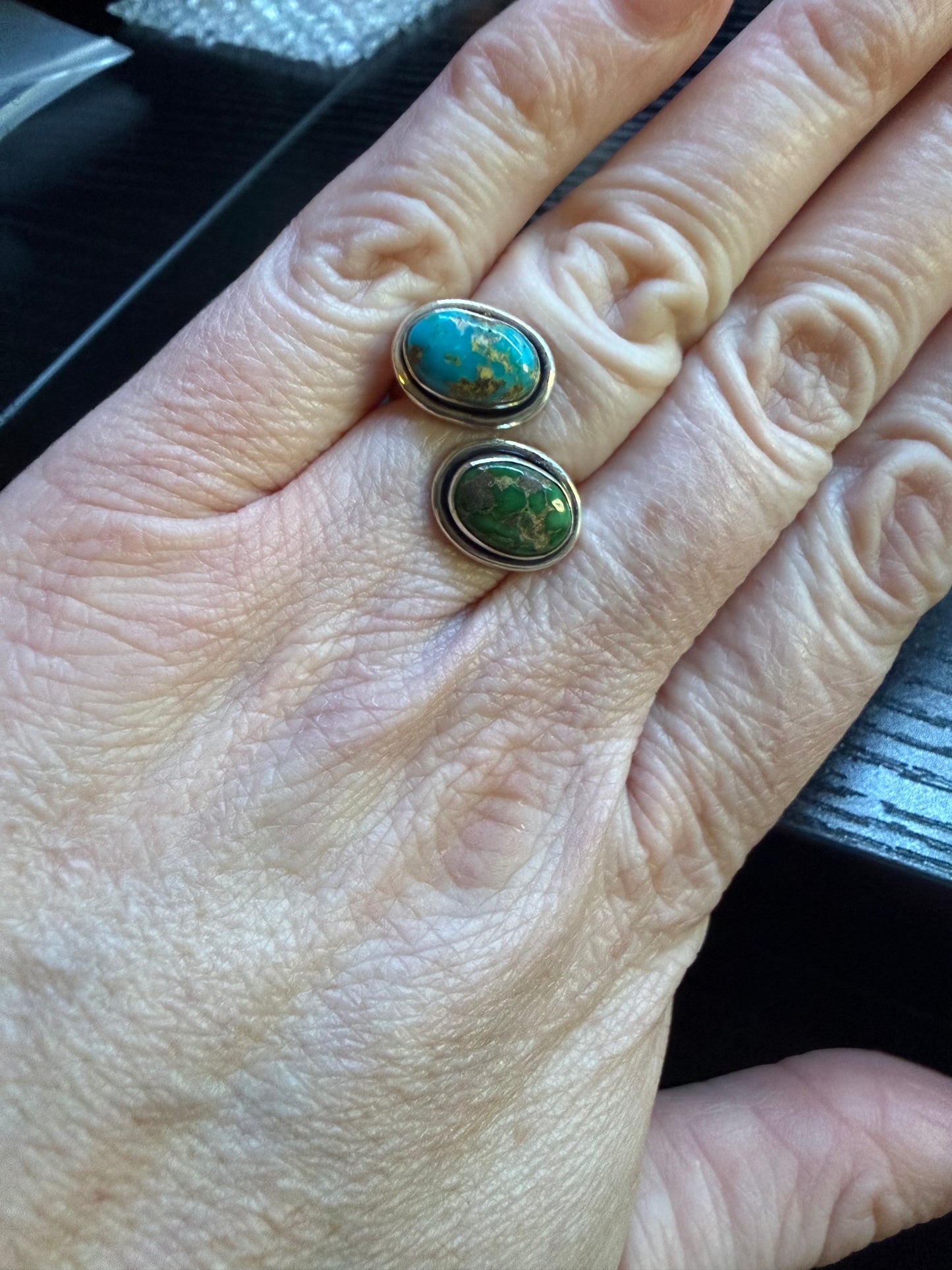 2 Stone Sonoran Bypass Ring