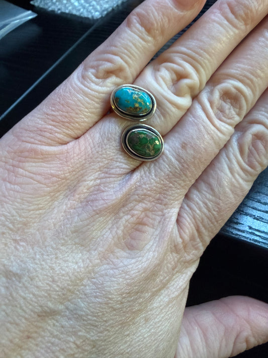 2 Stone Sonoran Bypass Ring