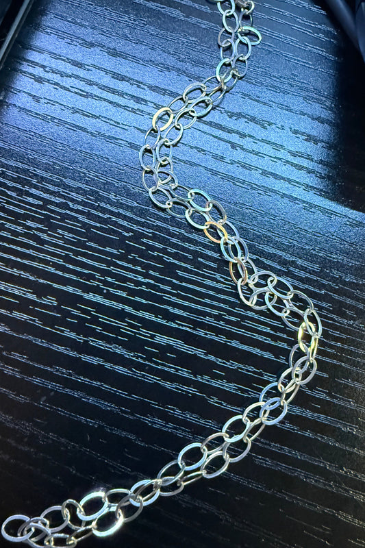 Oval Link Sterling Silver Chain