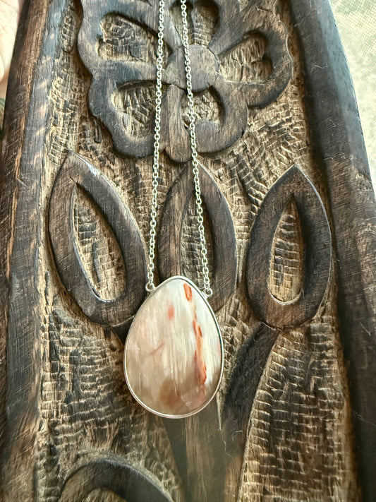 Natural Jasper Pedant Necklace