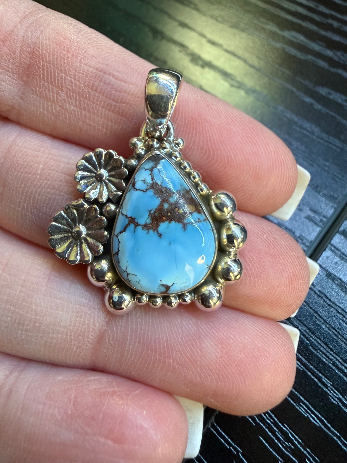 Tear Drop Golden Hills Pendant