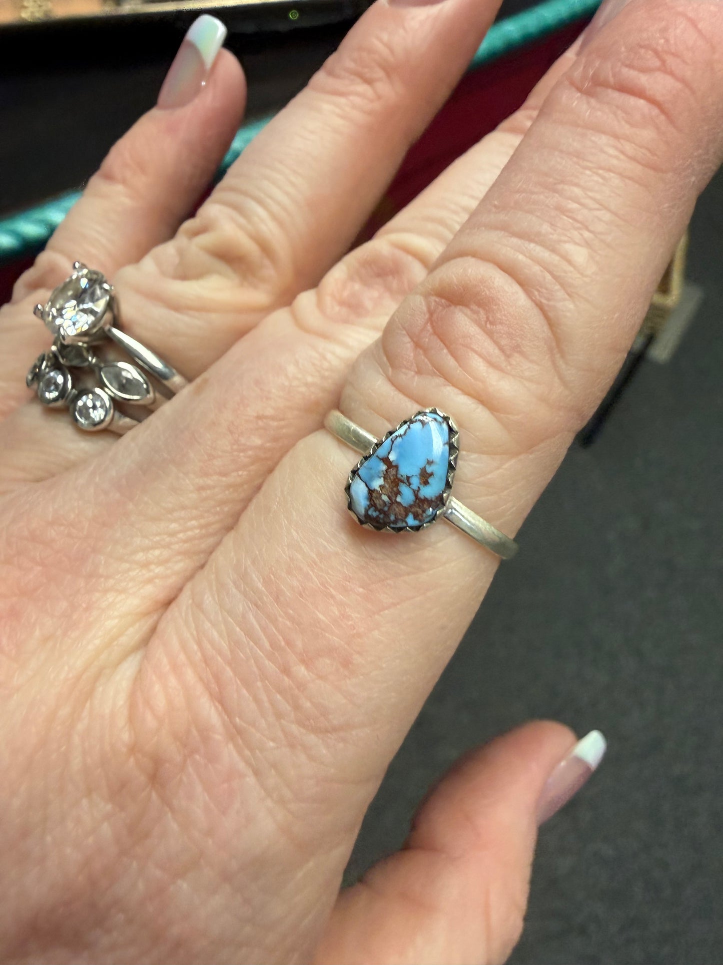 Golden Hills Freeform Ring