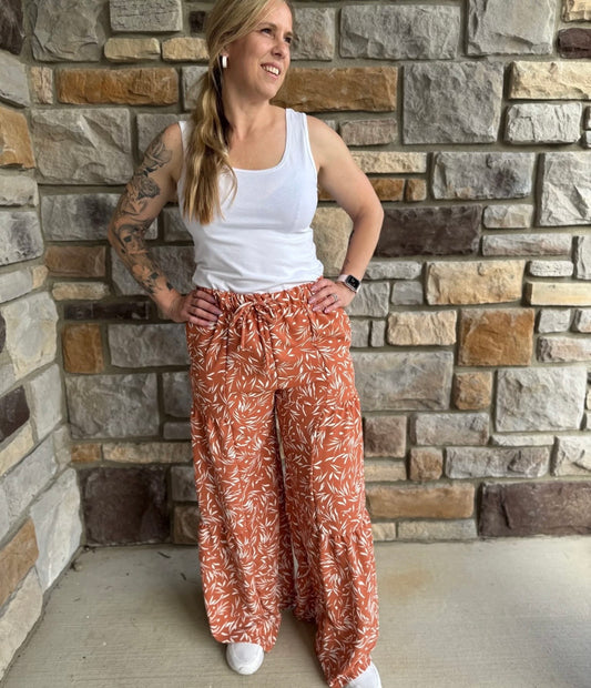 Warmer Days Tiered Pants