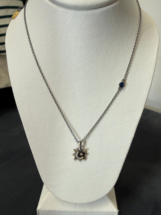 FR Star Moon Sun Necklace