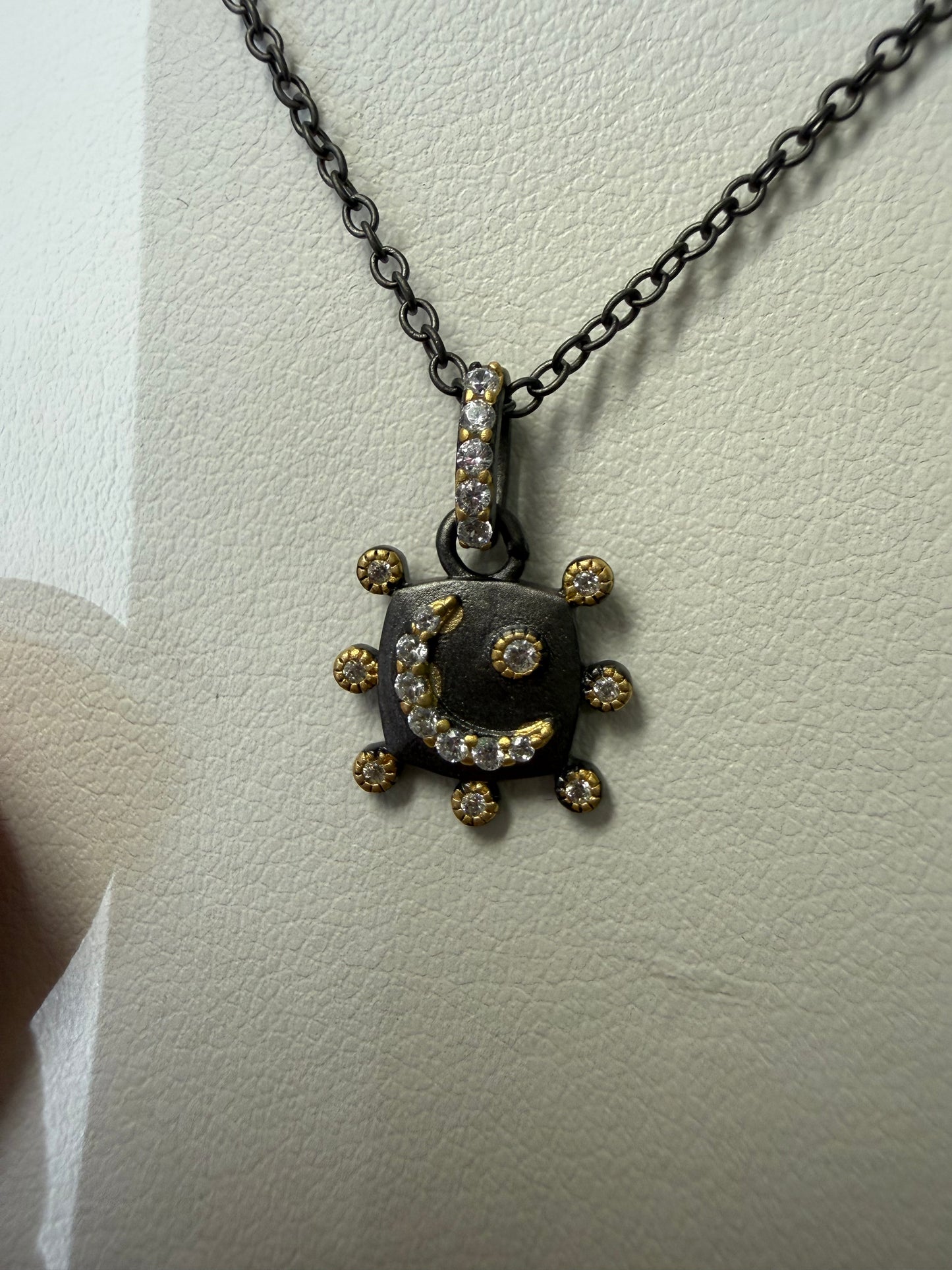 FR Star Moon Sun Necklace