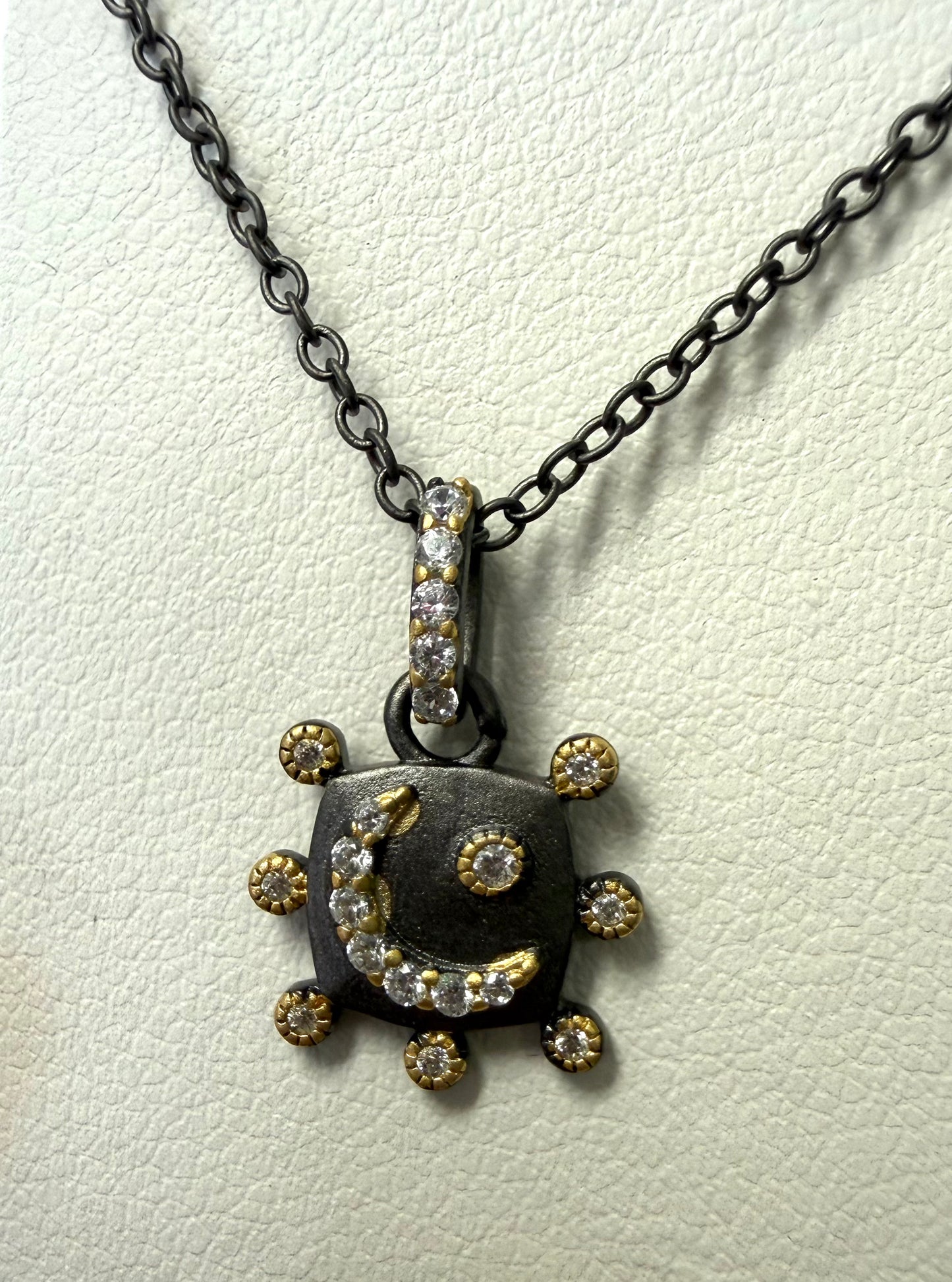 FR Star Moon Sun Necklace