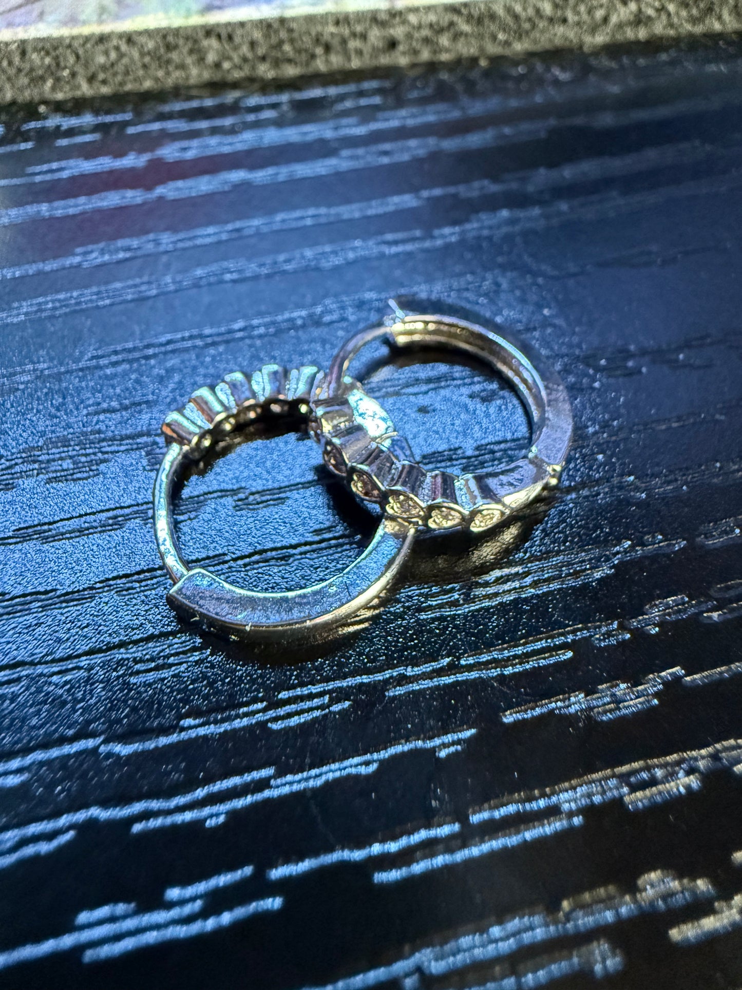 Sterling Silver Heart Huggie Hoops | Queen Bee Boutique